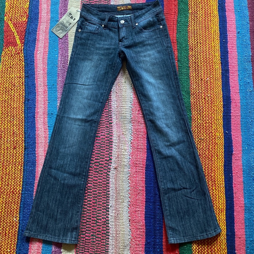 Y2K low rise boot cut Sky jeans size 1/2 NWT